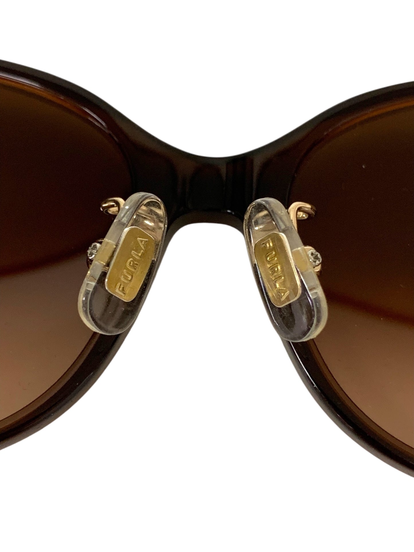 フルラ SFU849J サングラス ブラウン オーバル ITZGJW40UUEA
