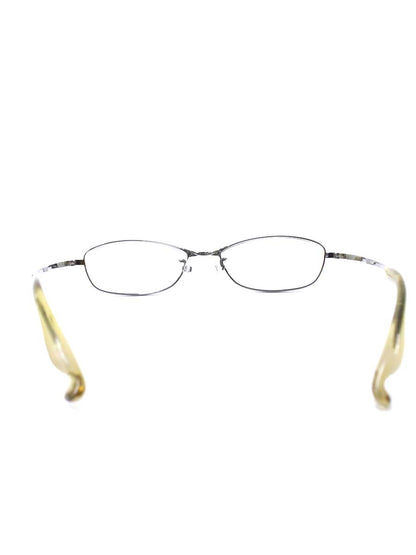 フォーナインズ S-620T メガネ メタルシルバー/ライトブラウン メタルフレーム フルリム スクエア ITKFOHS7WFFU