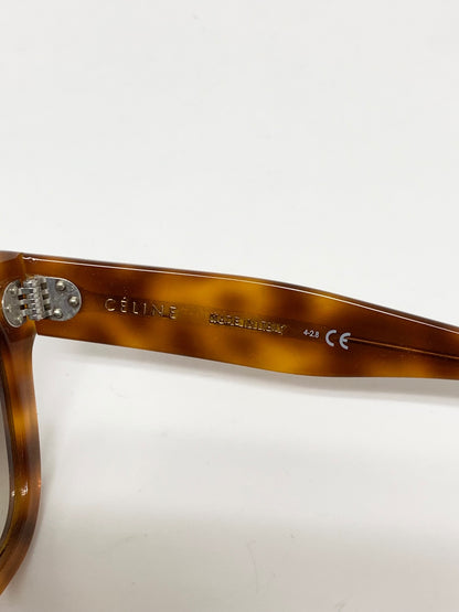 セリーヌ CL40002U サングラス ブラウン セルフレーム フルリム ウェリントン ITOBVZDXN9QU