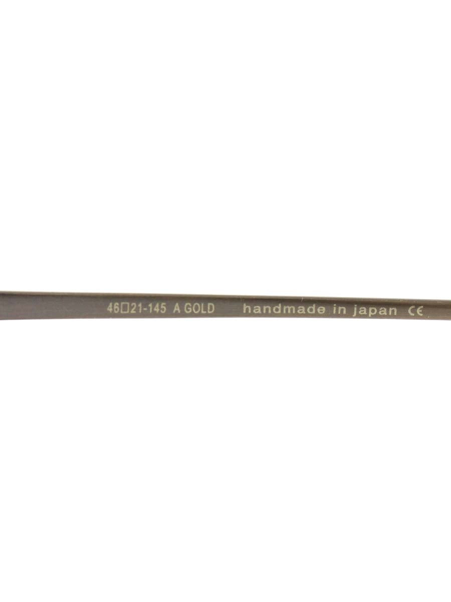オージーバイオリバーゴールドスミス Knitter 46 メガネ ブラウン メタルフレーム ラウンド ITSEXASJQ15M