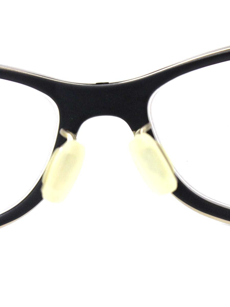 スペックエスパス ES-7023 メガネ ブラック/シルバー チタンフレーム フルリム オーバル IT6HJX2WN9M5