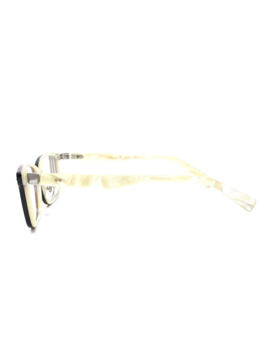 トレミーフォーティエイト Vintage Celluloid VC-042 メガネ ブラック/ホワイト セルフレーム フルリム スクエアシェイプ IT0J5ML8EHN2