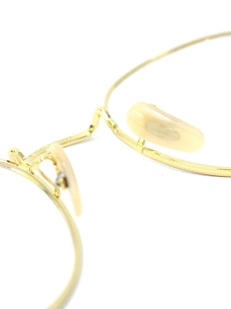 レイバン RB3447V メガネ ゴールド/ブラウン ラウンド メタル オプティクス ITVGRBAVDRZ1