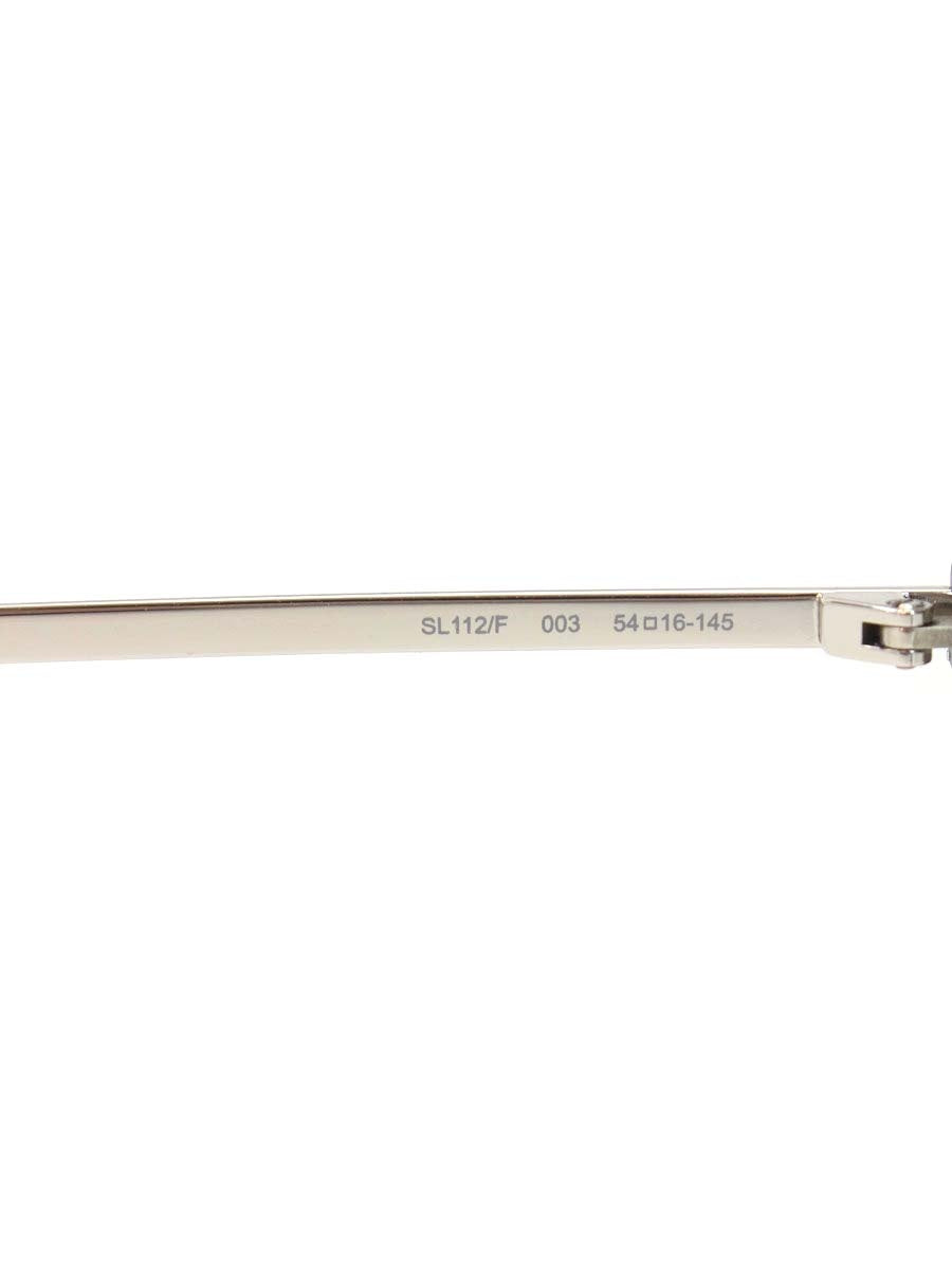 サンローランパリ SL112/F 003 メガネ グレー コンビフレーム フルリム スクエアシェイプ IT04Z3ILBYON