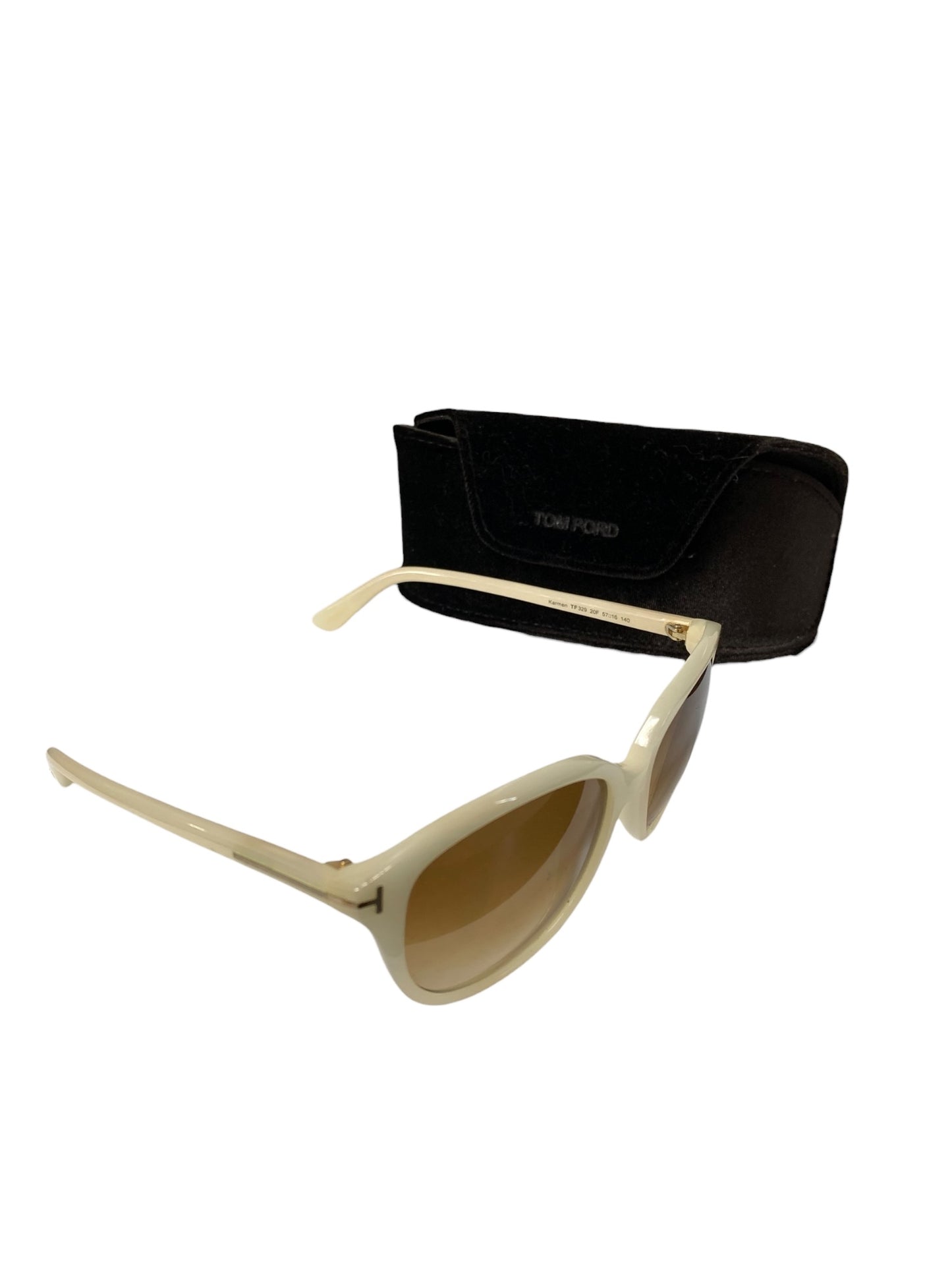 トムフォード TF329 サングラス ホワイト セルフレーム フルリム ボストン ITZPKRJ0SNDI