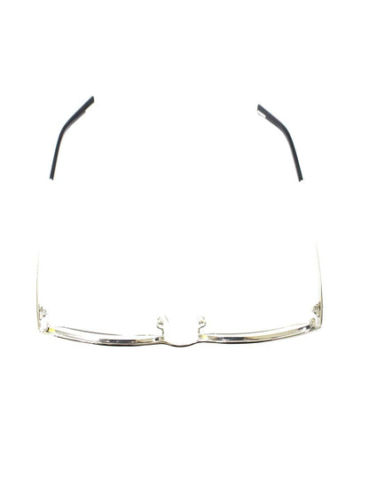 グッチ GG-9615J メガネ 眼鏡 シルバー/ブラック メタルフレーム フルリム スクエア ITTVLCLJVVX4