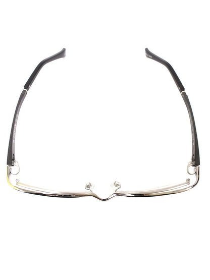 中村勘三郎 KN-2551 メガネ シルバー/コンポジットカーボン メタルフレーム フルリム スクエアシェイプ ITXA3VNNHQAA