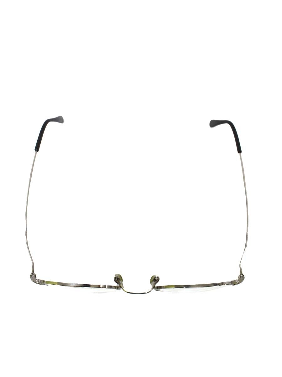 サヴィルロウ メガネ シルバー 18KT RG メタルフレーム フルリム ボストン IT95M8SRARC9