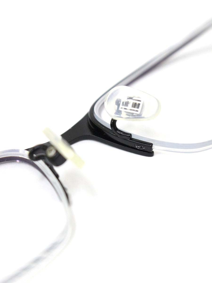 トミーヒルフィガー TH1302/F メガネ ブラック/ブルー メタルフレーム ハーフリム スクエア ITE9C0YPIZJ0