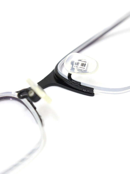 トミーヒルフィガー TH1302/F メガネ ブラック/ブルー メタルフレーム ハーフリム スクエア ITE9C0YPIZJ0