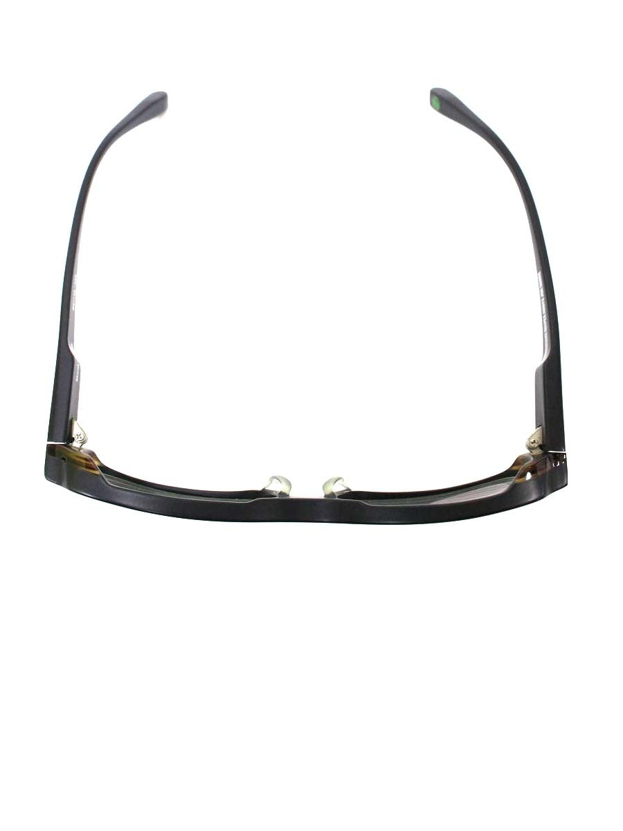 レスザンヒューマン MauI waUie メガネ ブラック セルフレーム フルリム スクエアシェイプ ITDA7KJGH2AK