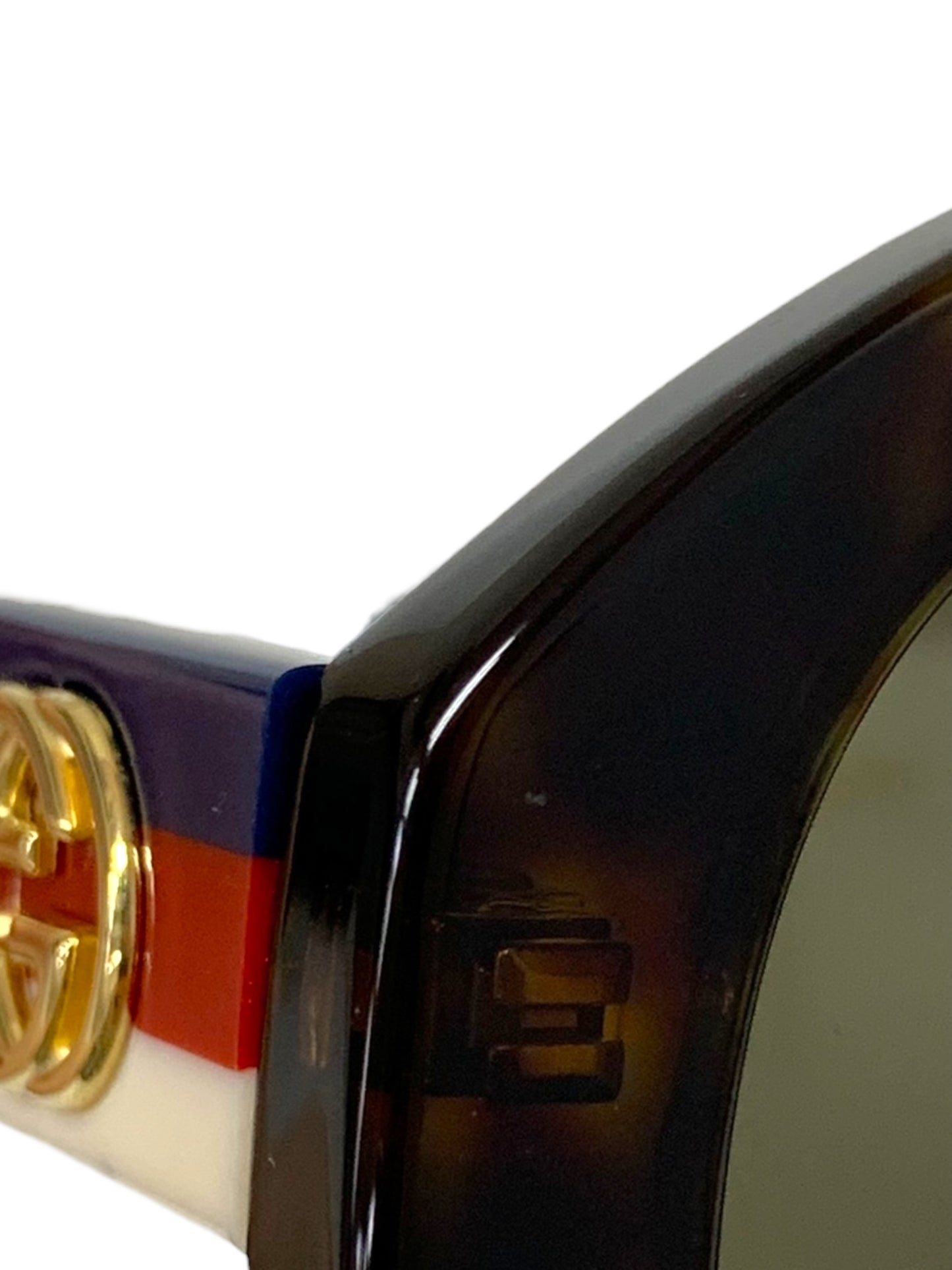 グッチ  GG0279SA サングラス ブラウン セルフレーム オーバル ロゴ ITXOXQ2C2RY8