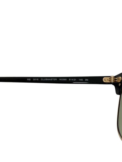 レイバン CLUBMASTER CLASSIC RB3016 W0365 サングラス ブラック ウェリントン ローブリッジフィット ITQIQPOGZDSO