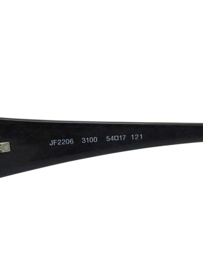 ジェイエフレイ JF2206 メガネ レッド 変形スクエア メタルフレーム Titanium IT16FNM5KUA3