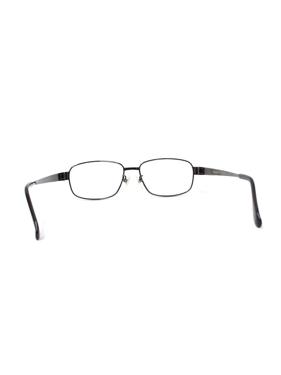 ハマモト HT-7008 メガネ メタルブラック メタルフレーム フルリム スクエア ITIHORXRTXMQ