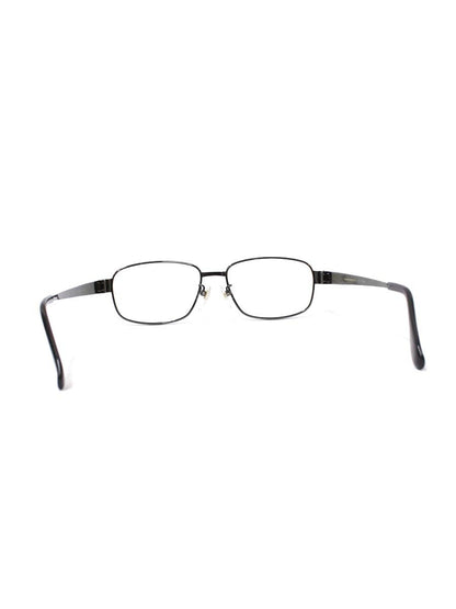 ハマモト HT-7008 メガネ メタルブラック メタルフレーム フルリム スクエア ITIHORXRTXMQ