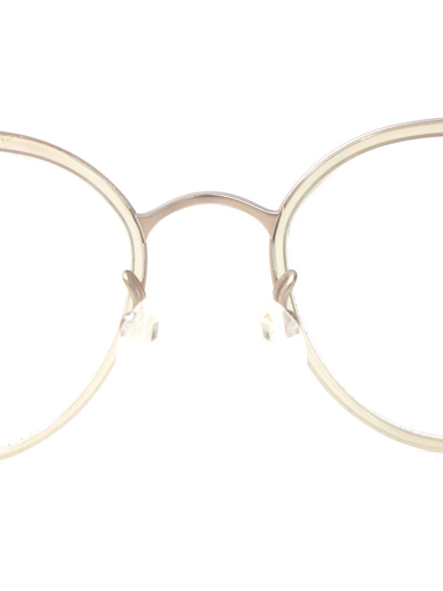 フォーナインズ M-73 メガネ ベージュ コンビフレーム フルリム ボストン COL.1183 ITS8ZI5CSADY