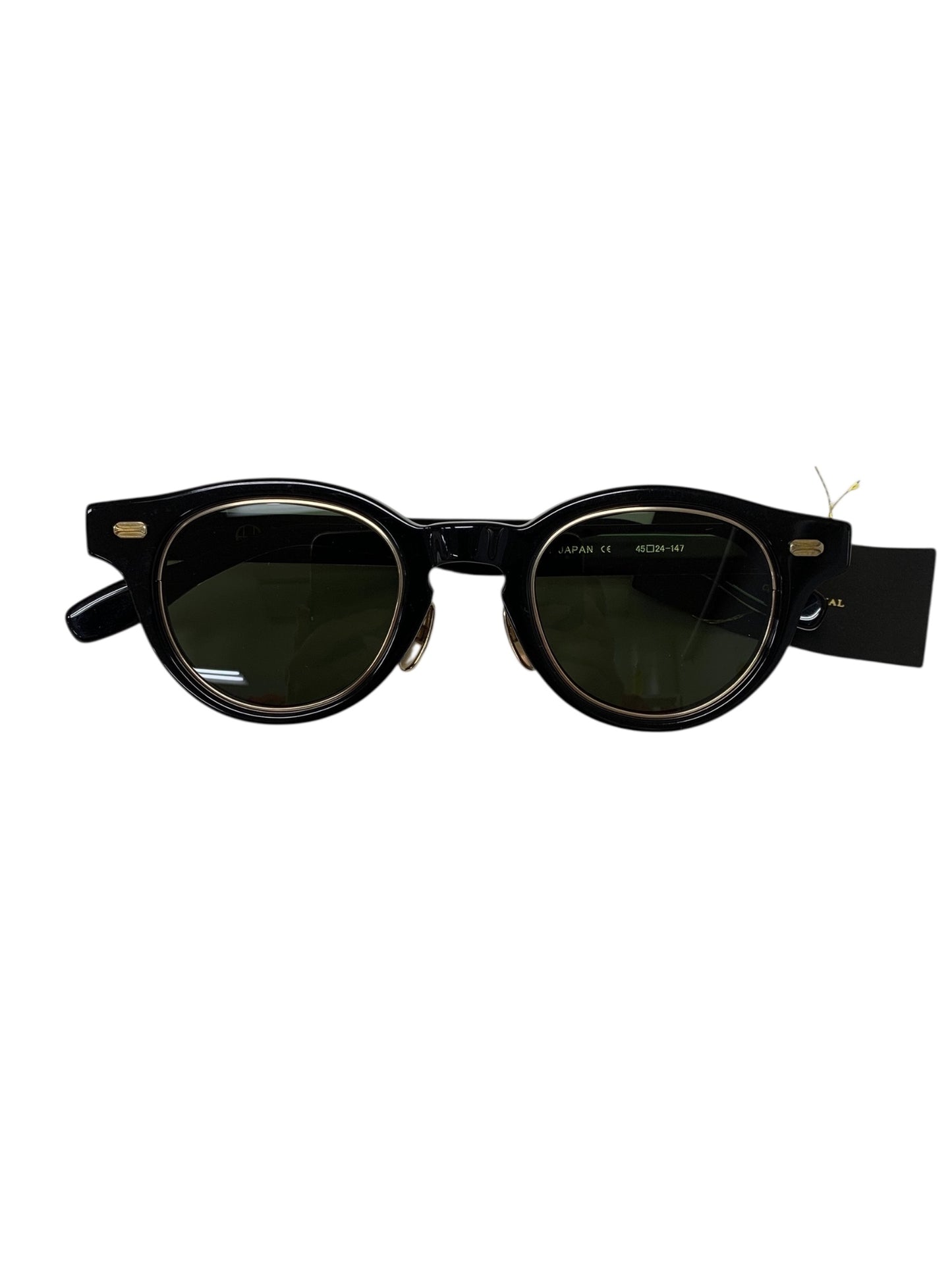 ドメスティックインターナショナル DI-1010S サングラス ブラック セルフレーム フルリム ウェリントンシェイプ ITOORGD5679K