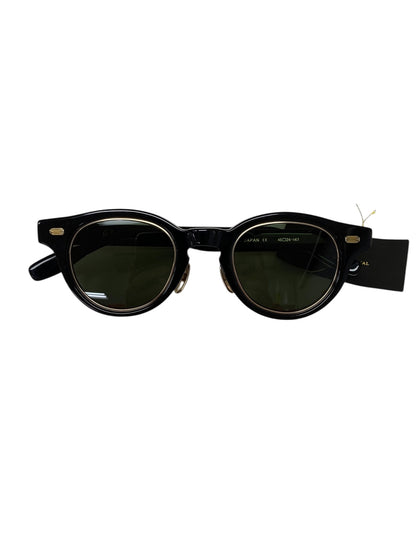 ドメスティックインターナショナル DI-1010S サングラス ブラック セルフレーム フルリム ウェリントンシェイプ ITOORGD5679K