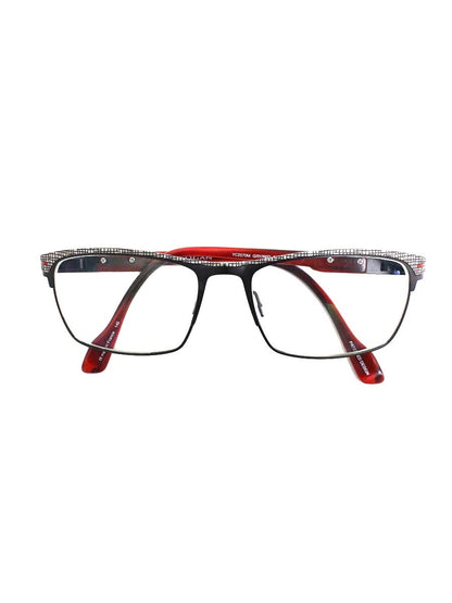 コーガン/コーギャン Gandin Eyeglasses YC2570M メガネ グレー/レッド IT14KW3KPBIS