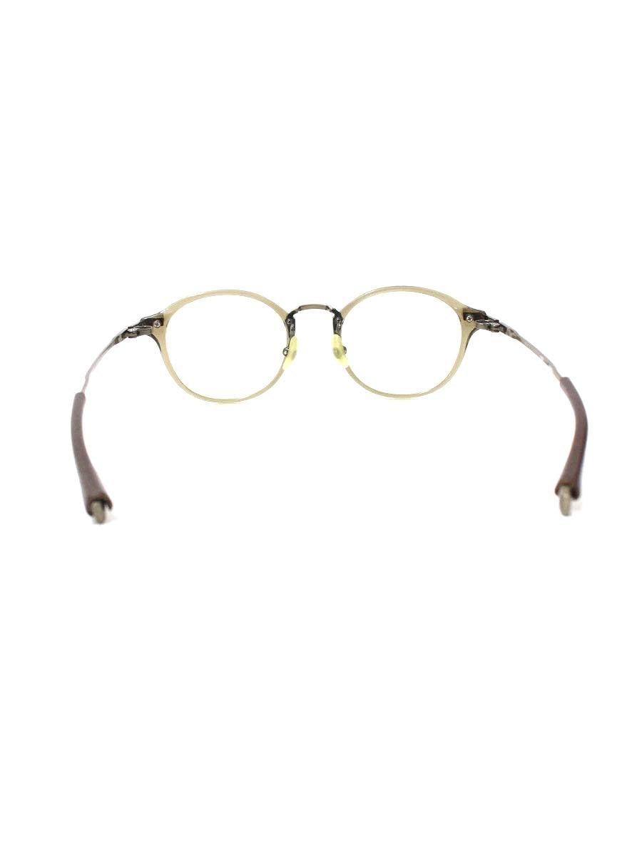 フォーナインズ M-38 メガネ ブラウン プラスチック チタン コンビフレーム フルリム ボストン IT2EPVOICXTC