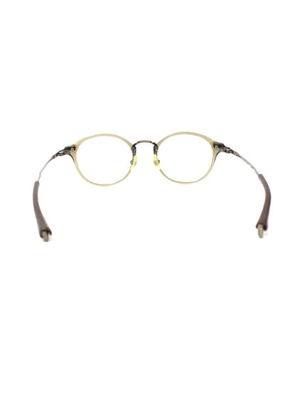 フォーナインズ M-38 メガネ ブラウン プラスチック チタン コンビフレーム フルリム ボストン IT2EPVOICXTC