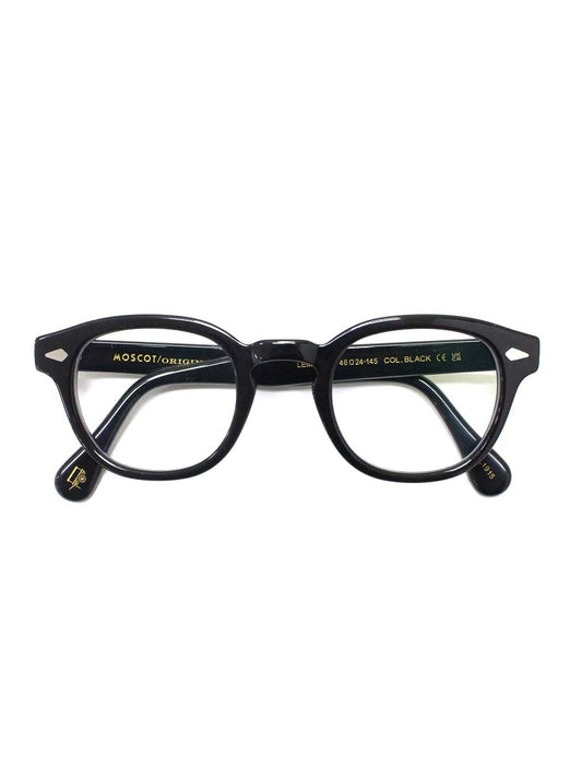 モスコット LEMTOSH メガネ ブラック セルフレーム フルリム ウェリントン ITOKVNKO1Z28