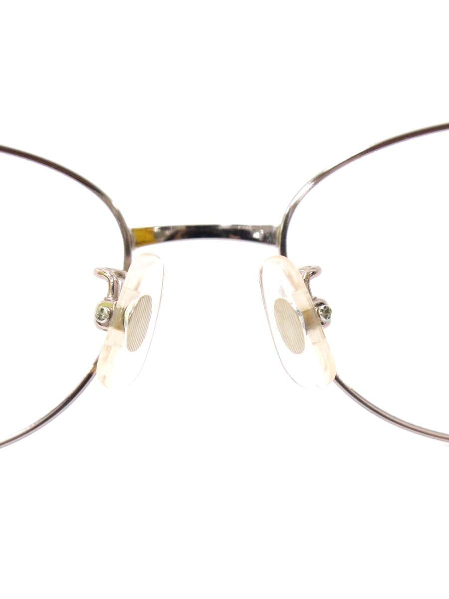 オーマイグラス東京 ナイスリー by フィッティ FT-137 メガネ ピンク/シルバー メタルフレーム オーバル ITS7CQKNHWUM