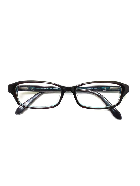 プラスミックス PX-13270 眼鏡 メガネ ブラウン/ブルー セルフレーム フルリム スクエア IT0480F5B1O3
