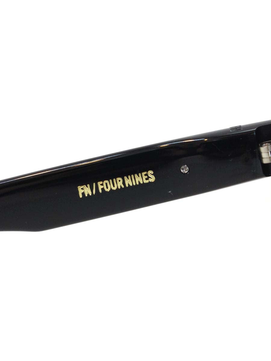 フォーナインズ FN/FOUR NINES FN-03E メガネ ブラック スクエア ウェリントン ブラックフロート プロトタイプ IT746DCDKOV0