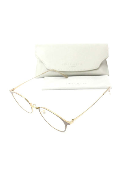 アンティミテ INE-5000 メガネ ディープアイボリー/ゴールド INTIMITE BY EYEVAN アイヴァン メタルフレーム フルリム ラウンド ITBAO1LU8EG0