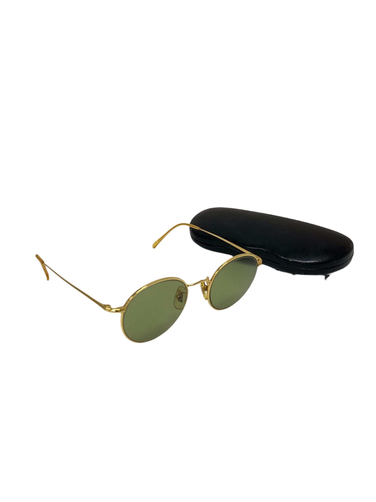 白山眼鏡店 C5 サングラス ゴールド ラウンド IT2ZPTX8SX5M