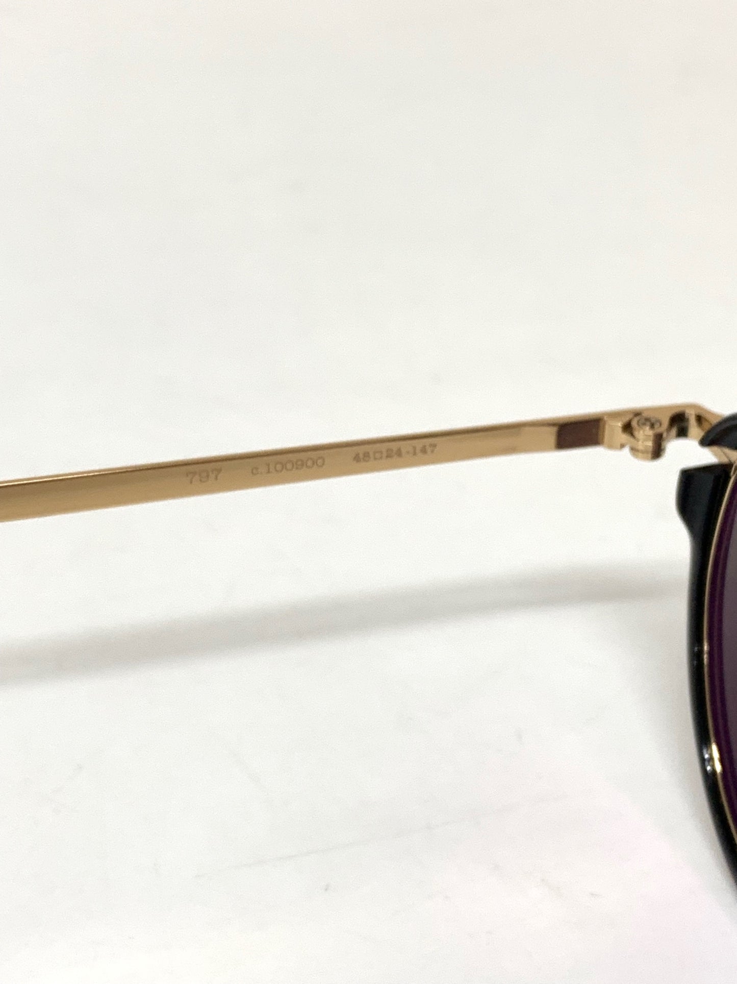 アイヴァン7285 797 メガネ サングラス ゴールド チタニウム コンビフレーム フルリム ペンタゴン IT4CGU1AD216