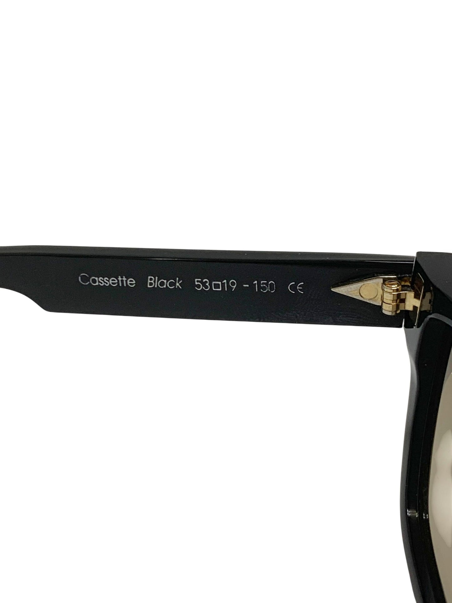 アーレム Cassette サングラス ブラック セルフレーム フルリム ウェリントン IT5HY4D3RPVK