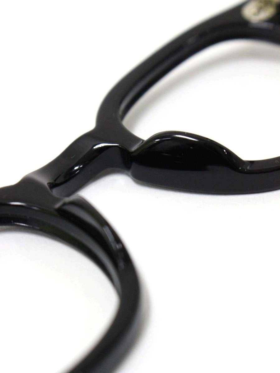 モスコット LEMTOSH メガネ ブラック セルフレーム フルリム ウェリントン ITXXQALGTLX1