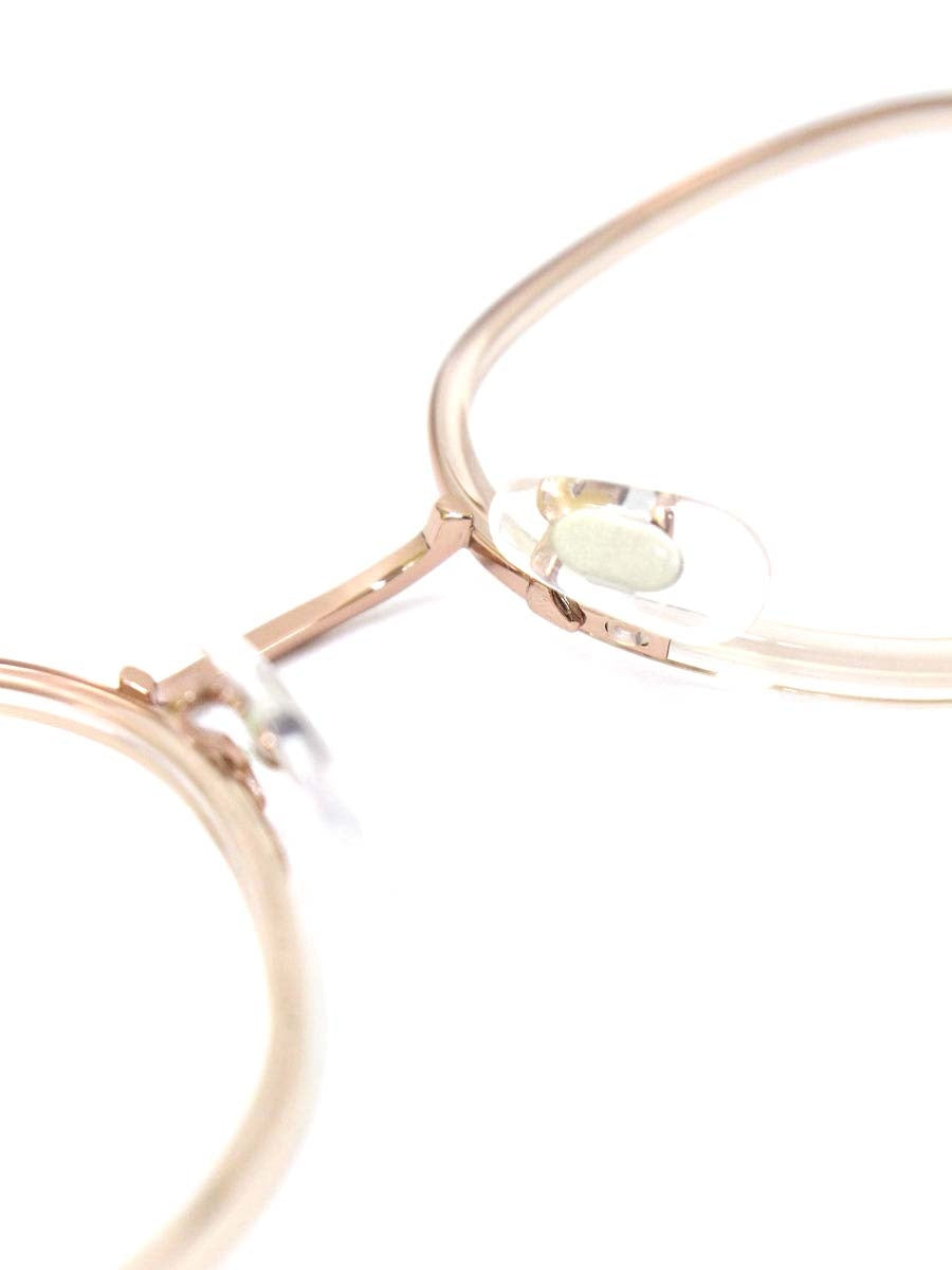 アンティミテ INE-4001 メガネ ライトピンク/ローズゴールド INTIMITE BY EYEVAN アイヴァン メタルフレーム フルリム ラウンド ITHFJY3L0N5C