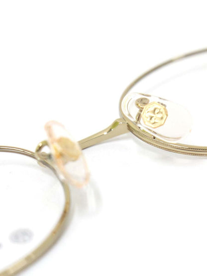 中村勘三郎 KN-2674 メガネ ベージュ/ルナゴールド コンビフレーム フルリム オーバルシェイプ ITBJ166AQ66S