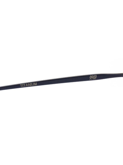 フォーナインズ S-626T メガネ ダークブルーマット メタルフレーム フルリム オクタゴンシェイプ IT9EOKFJADVO