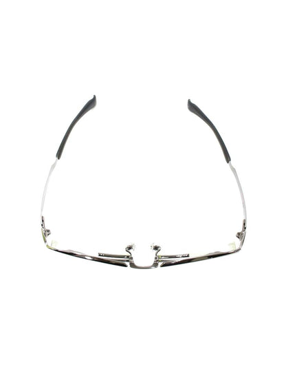 フォーナインズ S-321T メガネ 眼鏡 ガンメタル/ブラック メタルフレーム ハーフリム スクエア ITKFGVYV2O9W