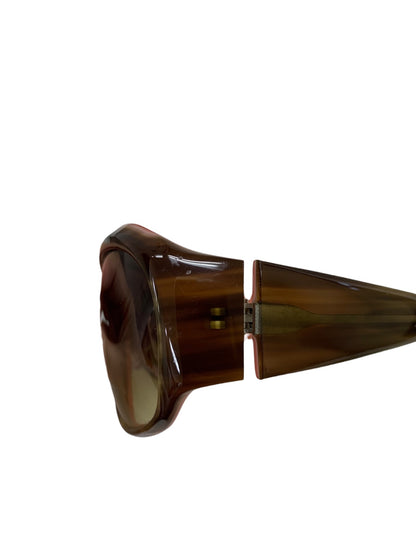 オリバーピープルズ Tara サングラス ブラウン ビッグシェイプ ITSRR5V57M4C