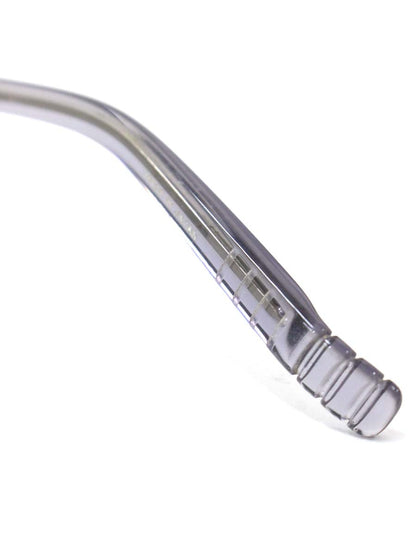 リドル R-128 メガネ シルバー 跳ね上げ式 チタンフレーム フルリム スクエア ITJHWXXANA8C