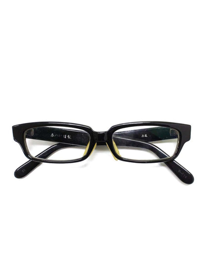泰八郎謹製 T-114 メガネ ブラック セルフレーム フルリム スクエア ITT92VNHJTTE