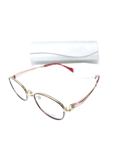 ラインアートシャルマン Vivace XL1603 メガネ ローズ/ゴールド メタルフレーム スクエア ITW2HS5WZFTE