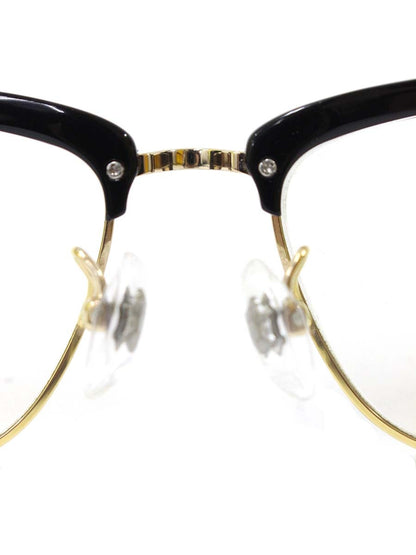 フォーナインズ M-16 メガネ ブラック チタンフレーム フルリム ブロー ITLYYAUHIM1W