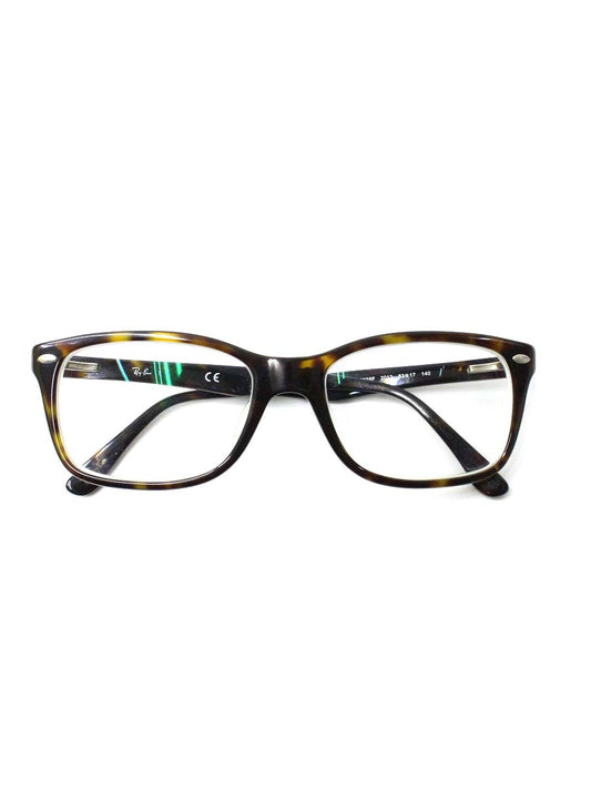 レイバン RB5228F メガネ ブラウン セルフレーム フルリム ウェリントン べっ甲柄 IT6TKP7CT5Z6