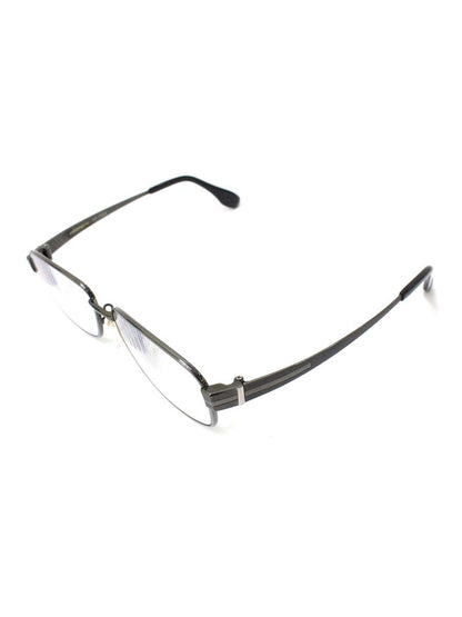 ハマモト HT-7008 メガネ メタルブラック メタルフレーム フルリム スクエア ITIHORXRTXMQ