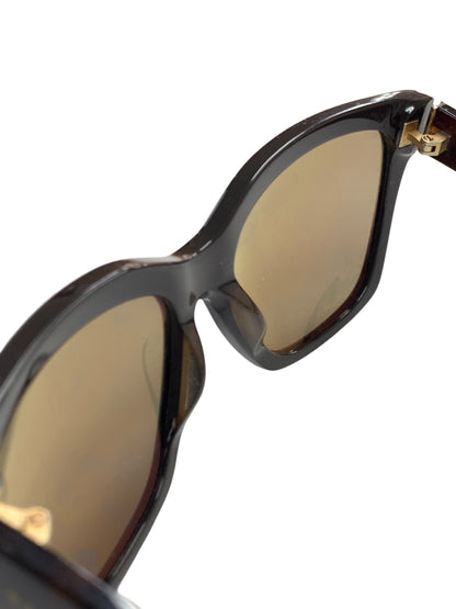 バレンシアガ BA98 48G サングラス ブラウン セルフレーム フルリム ウェリントン IT2N90V3F7T8