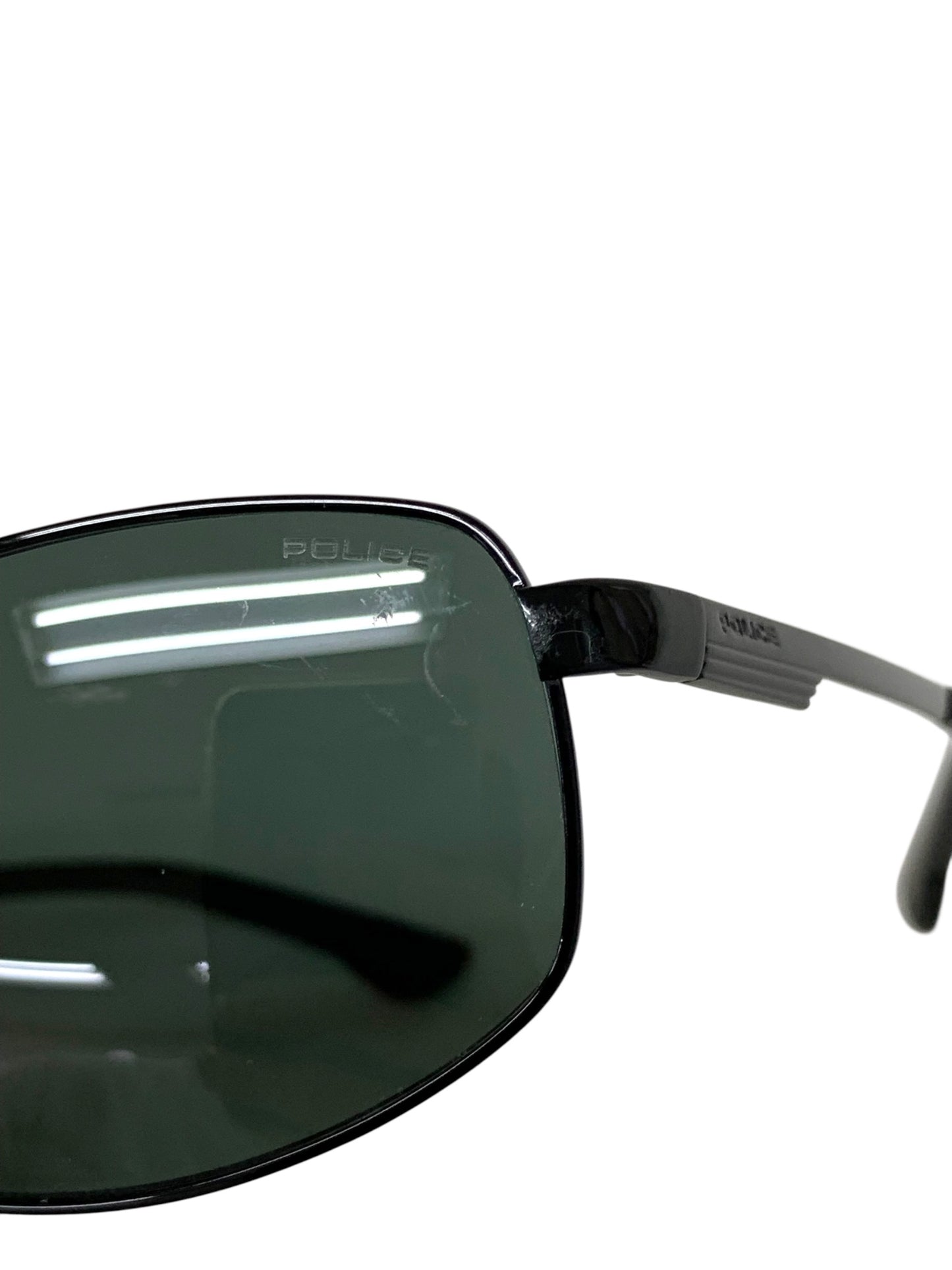 ポリス STORM ストーム SPL743J サングラス ブラック メタルフレーム フルリム スクエア ITW88YYUNF5E