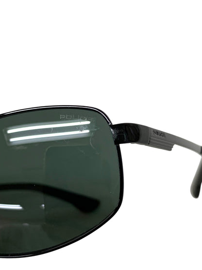 ポリス STORM ストーム SPL743J サングラス ブラック メタルフレーム フルリム スクエア ITW88YYUNF5E