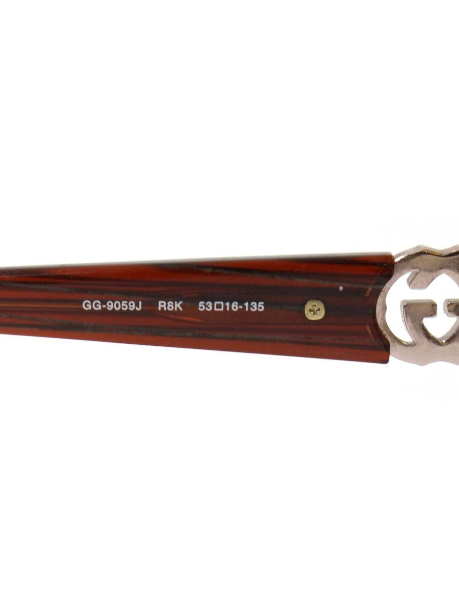 グッチ GG-9059J メガネ ブラウン セルフレーム フルリム スクエア IT0R062JJDJI